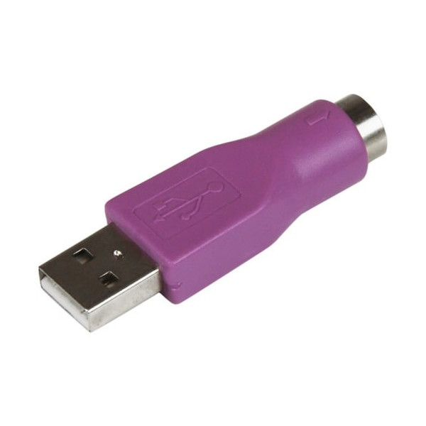 Keyboard adapter - 6 pin PS/2 (F) - 4 pin USB Type A (M)