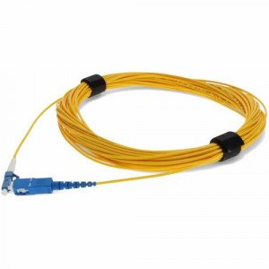 20m SMF 9/125 Simplex SC/LC OS1 Yellow OFNR (Riser Rated) Patch Cable -ADD-SC-LC-20MS9SMF