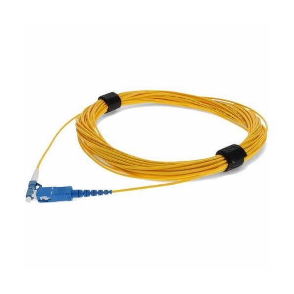 20m SMF 9/125 Simplex SC/LC OS1 Yellow OFNR (Riser Rated) Patch Cable