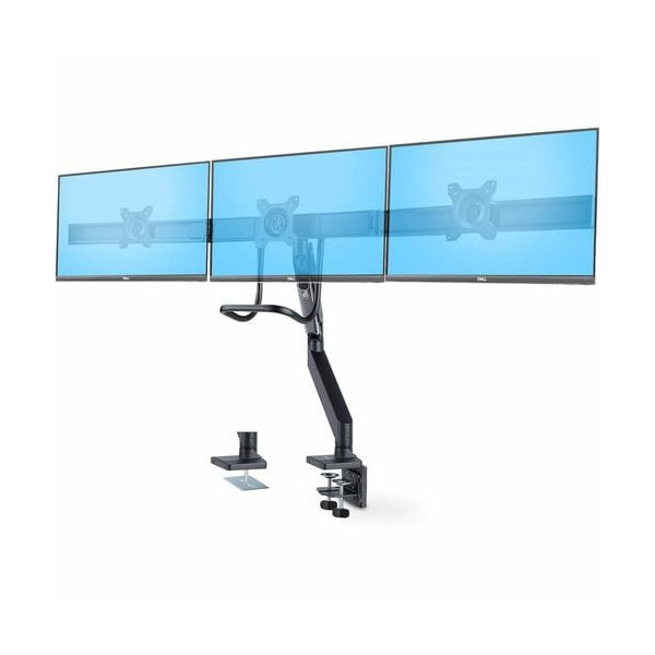 Crossbar Triple Monitor Desk Mount For Up To 3x 27in Screens