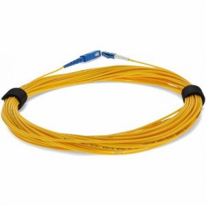 20m SMF 9/125 Simplex SC/LC OS1 Yellow OFNR (Riser Rated) Patch Cable -ADD-SC-LC-20MS9SMF