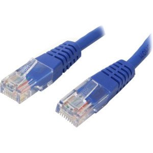 StarTech.com 50ft Blue Molded Cat5e UTP Patch Cable  -M45PATCH50BL