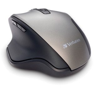 Verbatim Silent Ergonomic Wireless Blue LED Mouse -70242