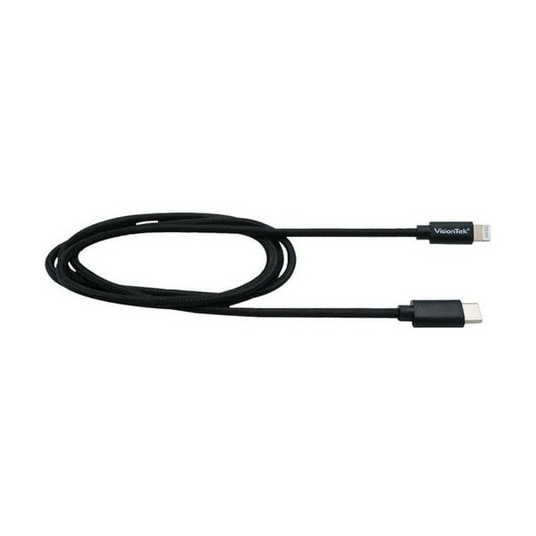 VisionTek USB-C to Lightning MFI 1 Meter Cable