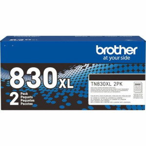 Brother Original High Yield Laser Toner Cartridge - TN830XL2PK