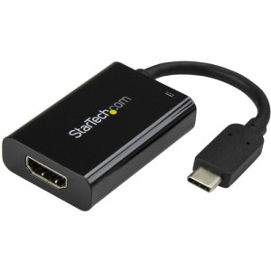 StarTech.com USB C to HDMI 2.0 Adapter 4K 60Hz with 60W Power Delivery Pass-Through Charging - CDP2HDUCP