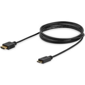 6ft Mini HDMI to HDMI Cable with Ethernet -HDMIACMM6S