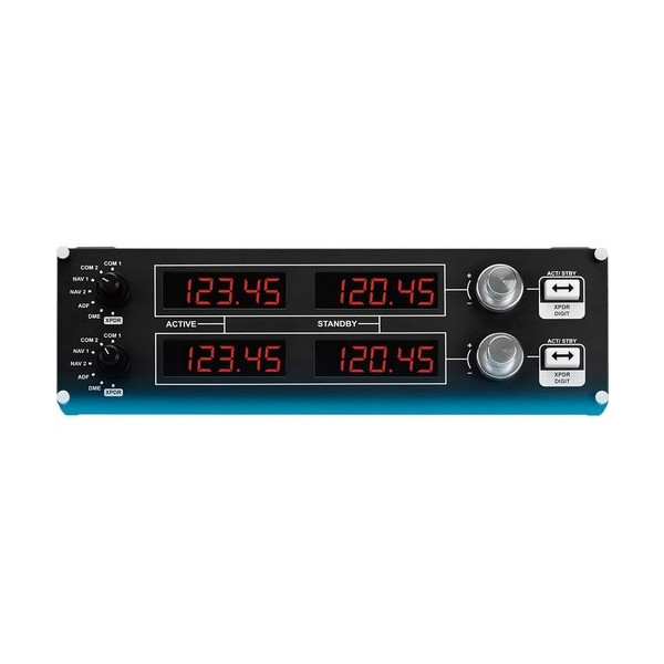 Logitech Saitek Flight Radio Panel Professional Simulation Radio Controller