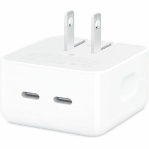 Apple 35W Dual USB-C Port Compact Power Adapter -MW2H3AM/A