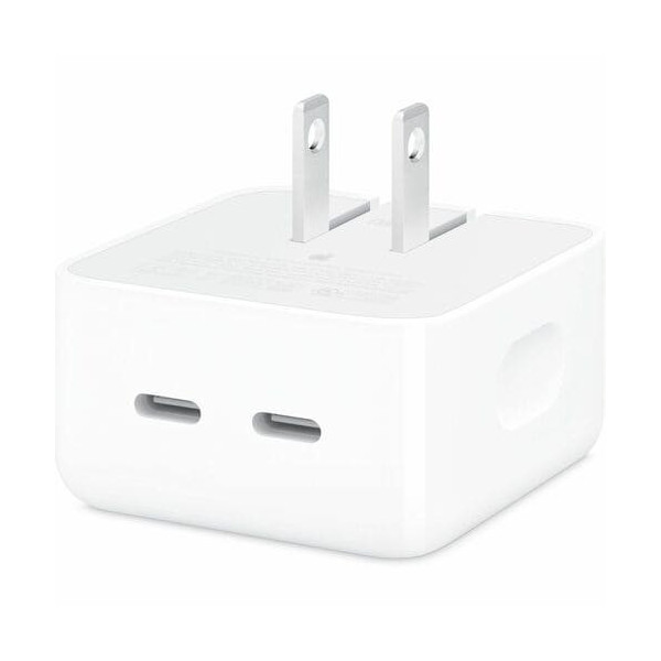 Apple 35W Dual USB-C Port Compact Power Adapter