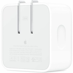 Apple 35W Dual USB-C Port Compact Power Adapter -MW2H3AM/A