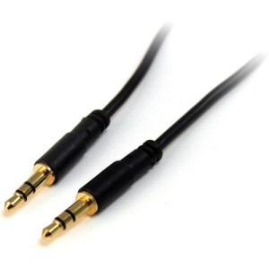 3 ft Slim 3.5mm Stereo Audio Cable -MU3MMS