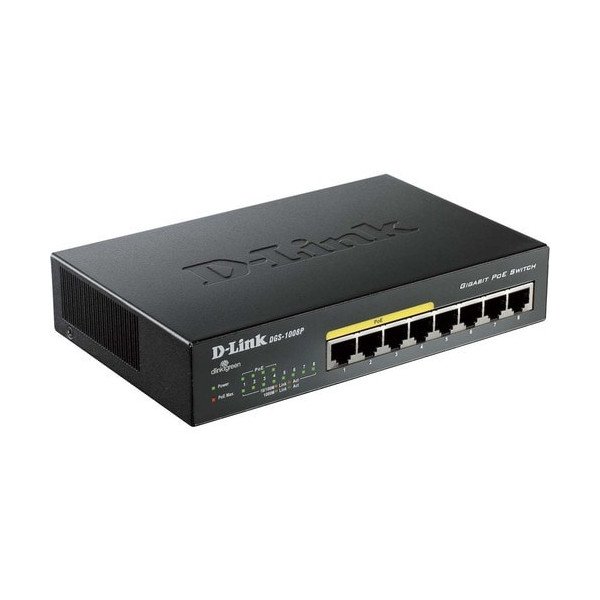 D Link D-Link DGS-1008P Ethernet Switch