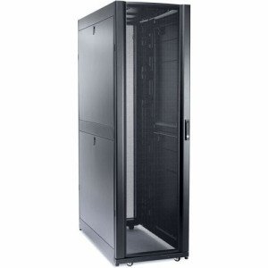 Schneider Electric Rack NetShelter SX 42U 600mm Wide x 1200mm Deep Enclosure with Sides Black -AR3300