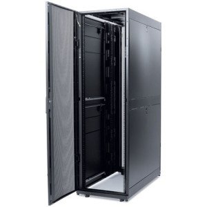 Schneider Electric Rack NetShelter SX 42U 600mm Wide x 1200mm Deep Enclosure with Sides Black -AR3300