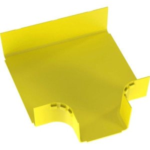 Panduit FiberRunner® Horizontal Tee, 90°, 12x4, Yellow -FRT12X4W6LYL