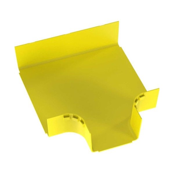 Panduit FiberRunner® Horizontal Tee, 90°, 12x4, Yellow