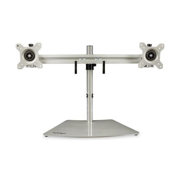 Dual Monitor Stand, Free Standing Desktop Pole Stand for 2x 24