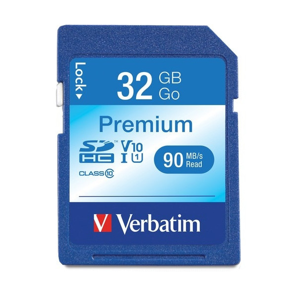 Verbatim 32GB Premium SDHC Memory Card