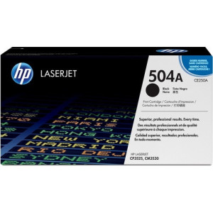 HP 504A (CE250A) Original Laser Toner Cartridge -CE250A