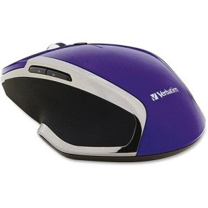 Verbatim Wireless Notebook 6-Button Deluxe Blue LED Mouse -99017