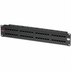 APC by Schneider Electric APC 48 Port Cat6 Network Patch Panel -CAT6PNL-48