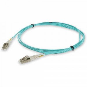 5m Laser-Optomized Multi-Mode fiber (LOMM) Duplex LC/LC OM4 Aqua Patch Cable -ADD-LC-LC-5M5OM4