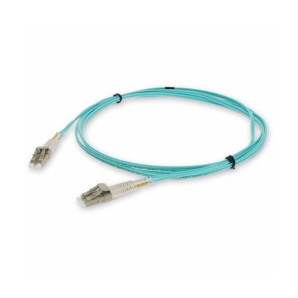 5m Laser-Optomized Multi-Mode fiber (LOMM) Duplex LC/LC OM4 Aqua Patch Cable