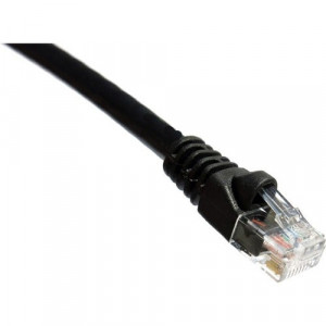 Axiom Memory Axiom 25FT CAT5E 350mhz Patch Cable Molded Boot (Black) -C5EMB-K25-AX