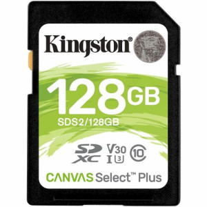 Kingston Canvas Select Plus Class 10/UHS-I (U3) V30 SDXC - SDS2/128GBCR