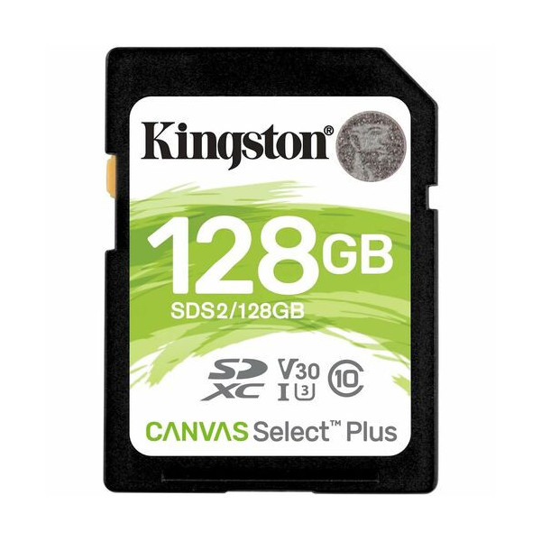 Kingston Canvas Select Plus Class 10/UHS-I (U3) V30 SDXC