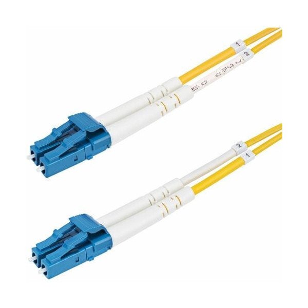 7m (22.9ft) LC to LC (UPC) OS2 Single Mode Duplex Fiber Optic Cable