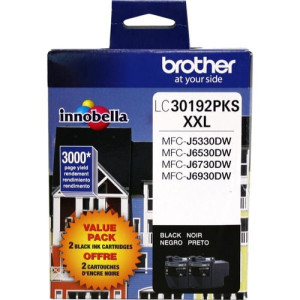 Brother Innobella Original Super High (XXL Series) Yield Inkjet Ink Cartridge -LC30192PKS