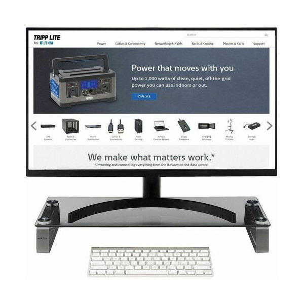 Eaton Universal Glass-Top Monitor Riser