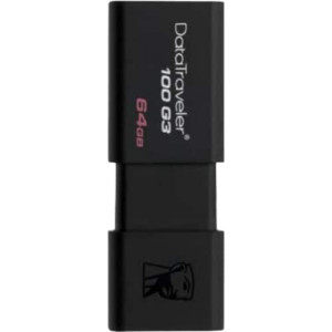 Kingston 64GB DataTraveler 100 G3 USB 3.0 Flash Drive -DT100G3/64GBCL