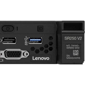 Lenovo ThinkSystem SR250 V2 7D7QA01ZNA 1U Rack Server -7D7QA01ZNA