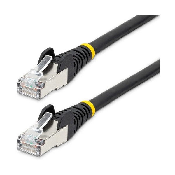 5ft CAT6a Ethernet Cable, Black Low Smoke Zero Halogen