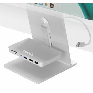 Plugable USB C Hub for iMac 24 Inch, 6-in-1 iMac USB Hub Multiport Adapter with 10Gbps -AD-6IN1