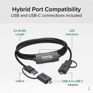 Plugable USB Data Transfer Cable PC to PC -USBC-TRAN