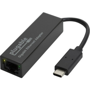 Plugable USB C Ethernet Adapter, Fast and Reliable Gigabit Connection -USBC-E1000