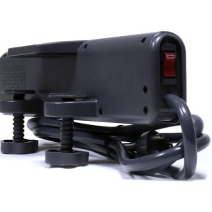 Plugable 6 AC Outlet Surge Protector with Clamp Mount for Workbench or Desk -PS6-USB2DC