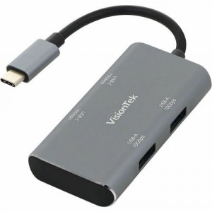 VisionTek USB-C Hub (2x USB-A 10Gbps | 2x USB-C 10Gbps) -901539