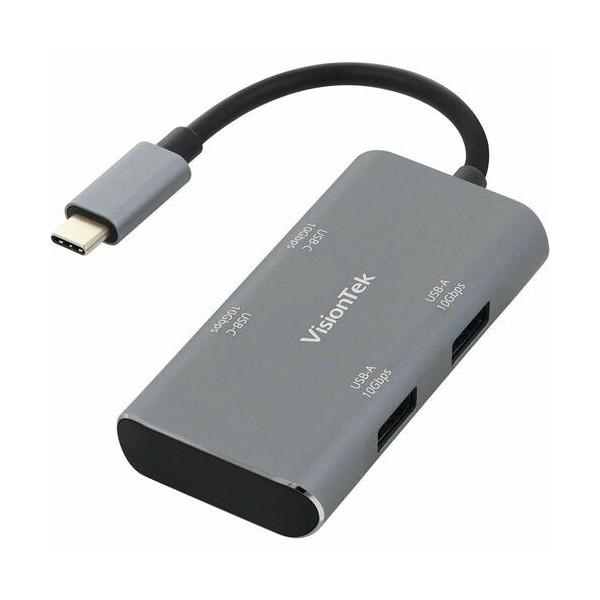 VisionTek USB-C Hub (2x USB-A 10Gbps | 2x USB-C 10Gbps)