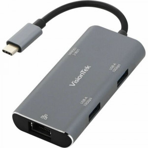 VisionTek USB-C Hub with Ethernet -901538