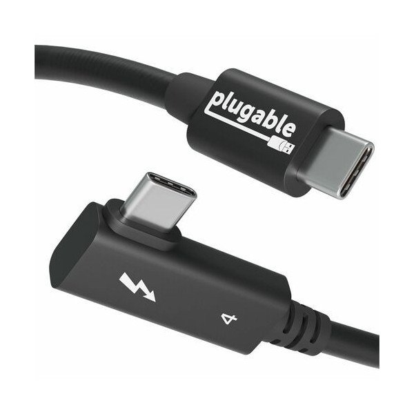 Plugable Thunderbolt 4 Cable Right Angle