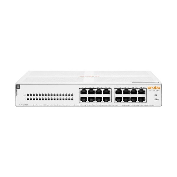 HPE Instant On 1430 16G Class4 PoE 124W Switch