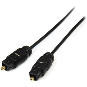 3 ft Toslink SPDIF Optical Digital Audio Cable -THINTOS3