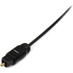 3 ft Toslink SPDIF Optical Digital Audio Cable -THINTOS3