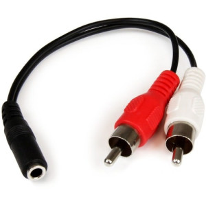 6in Stereo Audio Cable -MUFMRCA