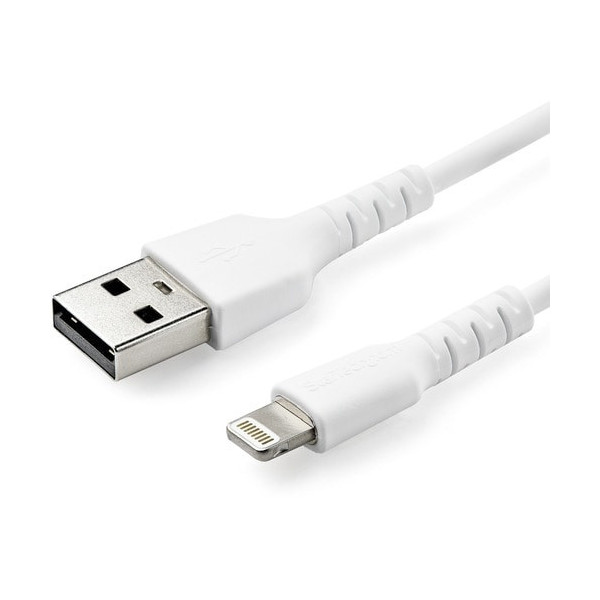 3 foot/1m Durable White USB-A to Lightning Cable